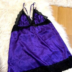 Purple lingerie dress